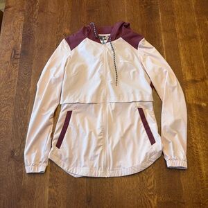 Columbia pink and maroon lightweight jacket